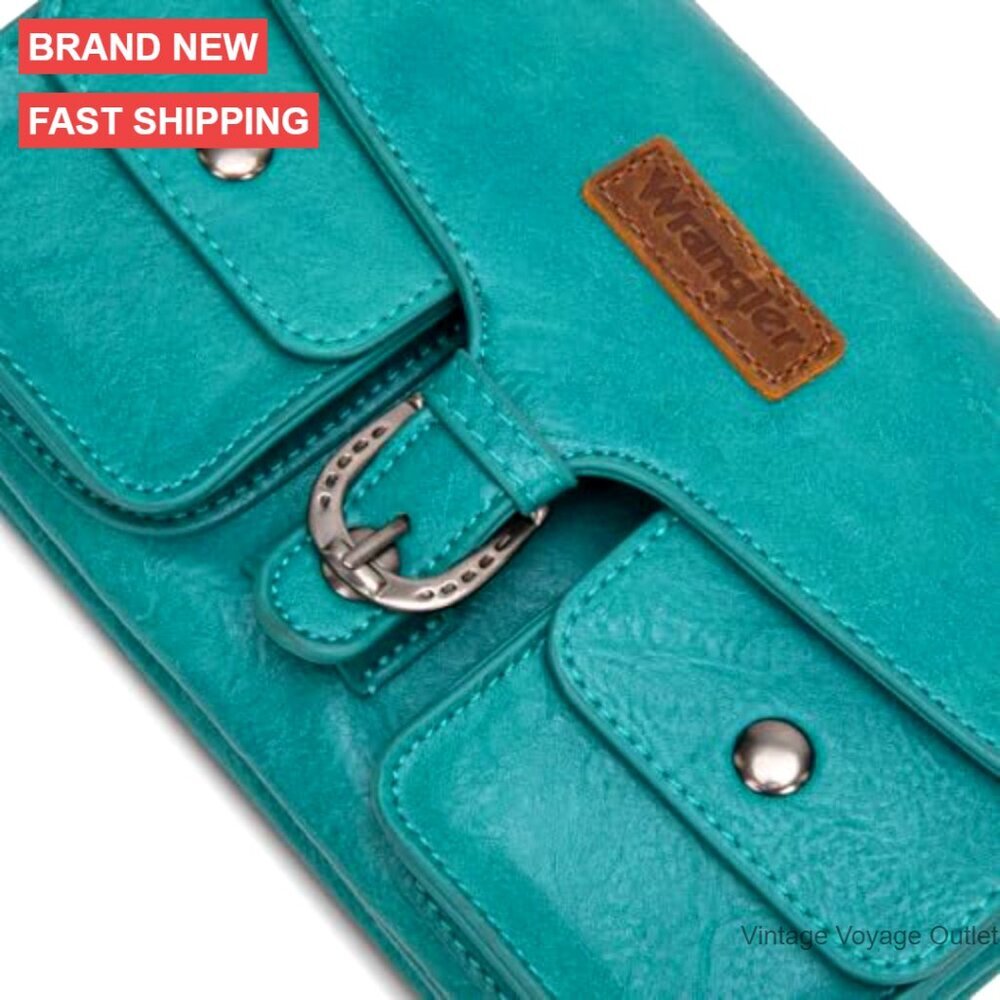Small Crossbody Purse with Double Zipper Multi-Function Card Holder - Picture 3 of 7